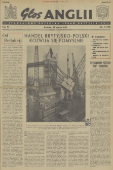 Głos Anglii : tygodniowy przegląd spraw brytyjskich. R. 3, 1948, nr 11