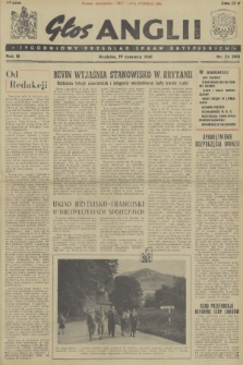 Głos Anglii : tygodniowy przegląd spraw brytyjskich. R. 3, 1948, nr 25