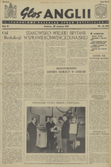 Głos Anglii : tygodniowy przegląd spraw brytyjskich. R. 3, 1948, nr 35