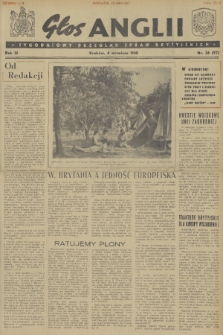 Głos Anglii : tygodniowy przegląd spraw brytyjskich. R. 3, 1948, nr 36