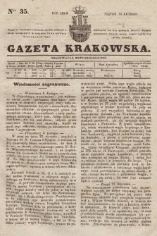 Gazeta Krakowska. 1846, nr 35