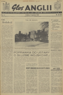 Głos Anglii : tygodniowy przegląd spraw brytyjskich. R. 3, 1948, nr 50