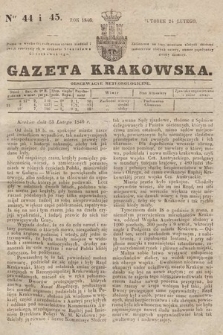 Gazeta Krakowska. 1846, nr 44