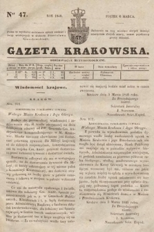 Gazeta Krakowska. 1846, nr 47