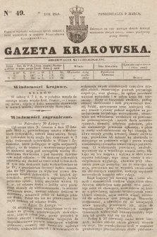Gazeta Krakowska. 1846, nr 49