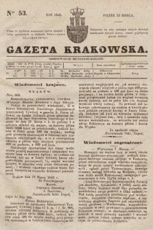 Gazeta Krakowska. 1846, nr 53