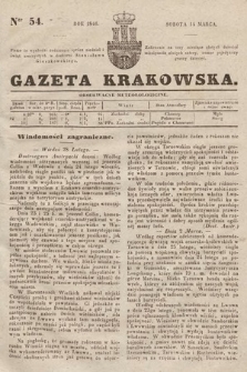 Gazeta Krakowska. 1846, nr 54