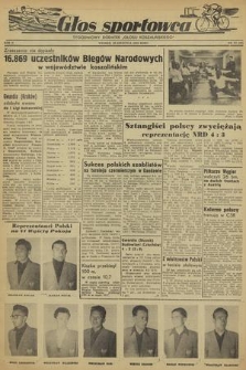 Głos Sportowca : tygodniowy dodatek do „Głosu Koszalińskiego”. R. 2, 1953, nr 13 (20)