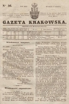 Gazeta Krakowska. 1846, nr 56
