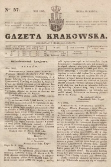 Gazeta Krakowska. 1846, nr 57