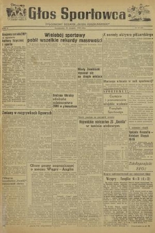 Głos Sportowca : tygodniowy dodatek do „Głosu Koszalińskiego”. R. 2, 1953, nr 42 (49)
