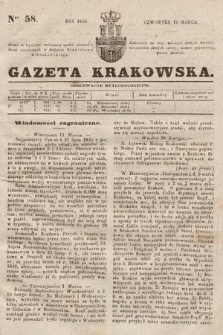 Gazeta Krakowska. 1846, nr 58