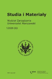 Studia i Materiały. 2020, 1 (32)