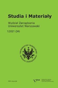 Studia i Materiały. 2021, 1 (34)