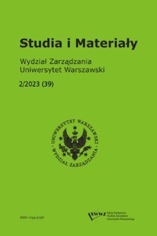 Studia i Materiały. 2023, 2 (39)