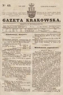 Gazeta Krakowska. 1846, nr 63