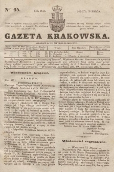 Gazeta Krakowska. 1846, nr 65