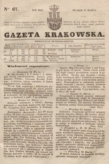 Gazeta Krakowska. 1846, nr 67