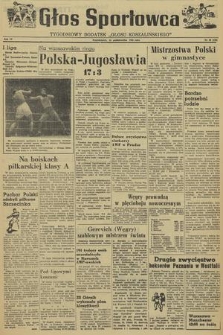 Głos Sportowca : tygodniowy dodatek do „Głosu Koszalińskiego”. R. 4, 1955, nr 38 (134)