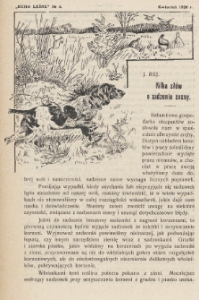 Echa Leśne. 1926, No. 4
