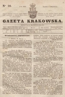 Gazeta Krakowska. 1846, nr 70