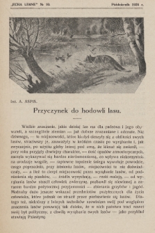 Echa Leśne. 1926, No. 10