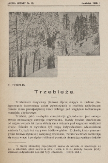 Echa Leśne. 1926, No. 12