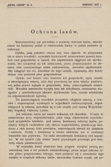 Echa Leśne. 1927, No. 3