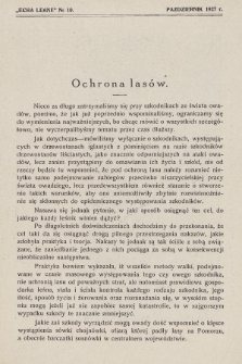 Echa Leśne. 1927, No. 10