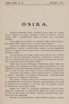 Echa Leśne. 1927, No. 12