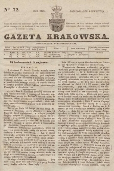 Gazeta Krakowska. 1846, nr 72