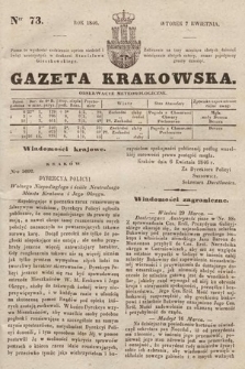 Gazeta Krakowska. 1846, nr 73