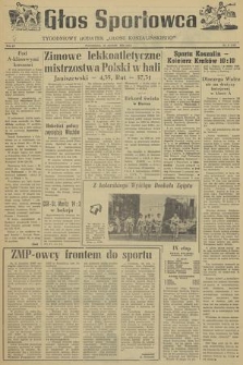 Głos Sportowca : tygodniowy dodatek do „Głosu Koszalińskiego”. R. 5, 1956, nr 3 (145)