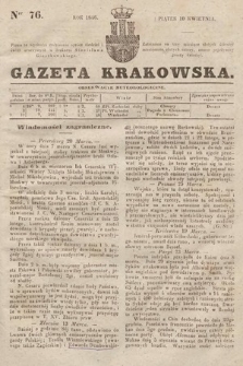 Gazeta Krakowska. 1846, nr 76