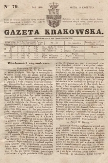 Gazeta Krakowska. 1846, nr 79