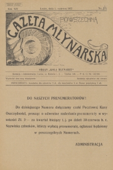 Powszechna Gazeta Młynarska : organ „Koła Młynarzy”. R.14, 1927, nr 4