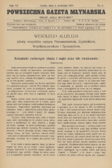 Powszechna Gazeta Młynarska : organ „Koła Młynarzy”. R.15, 1928, nr 6