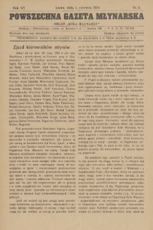 Powszechna Gazeta Młynarska : organ „Koła Młynarzy”. R.15, 1928, nr 9