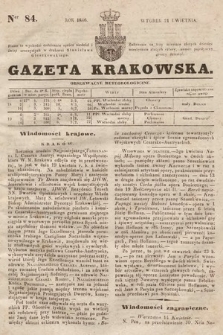 Gazeta Krakowska. 1846, nr 84