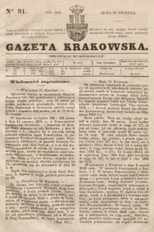 Gazeta Krakowska. 1846, nr 91