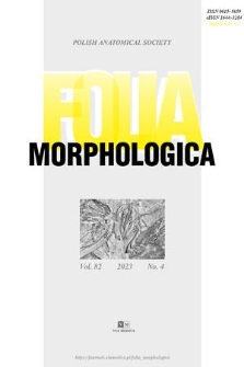 Folia Morphologica. Vol. 82, 2023, no. 4