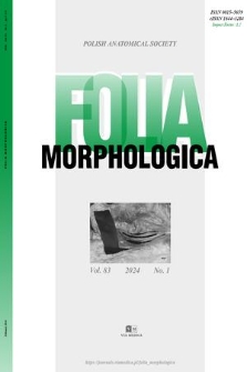 Folia Morphologica. Vol. 83, 2024, no. 1