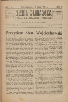 Ziemia Włodawska : organ samorządowo-społeczny. R.2, 1924, nr 8-9