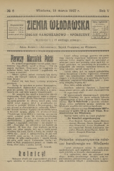 Ziemia Włodawska : organ samorządowo-społeczny. R.5, 1927, nr 6
