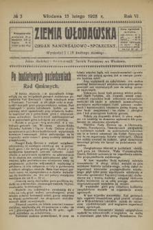 Ziemia Włodawska : organ samorządowo-społeczny. R.6, 1928, nr 3