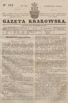 Gazeta Krakowska. 1846, nr 111