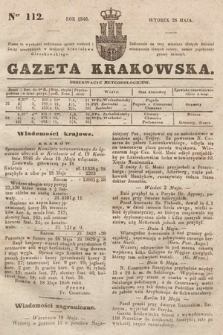 Gazeta Krakowska. 1846, nr 112