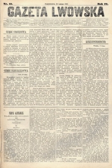 Gazeta Lwowska. 1882, nr 41