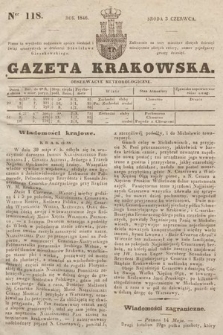 Gazeta Krakowska. 1846, nr 118