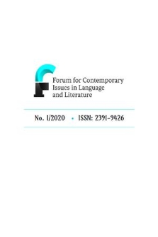 Forum for Contemporary Issues in Language and Literature. No. 1, 2020